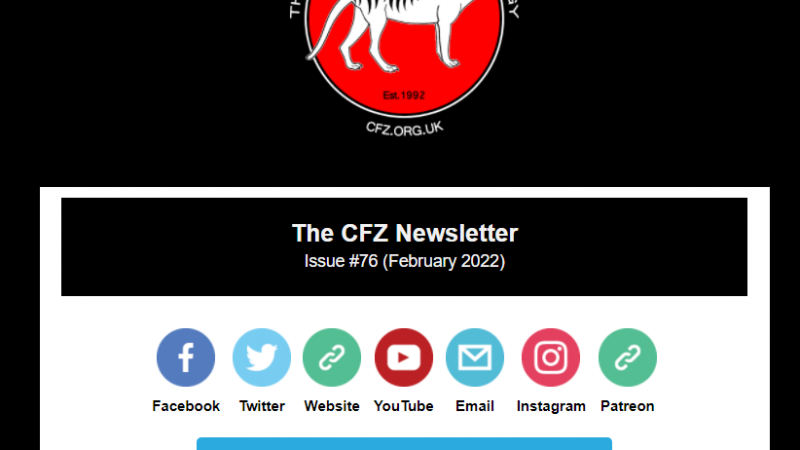 CFZ Newsletter